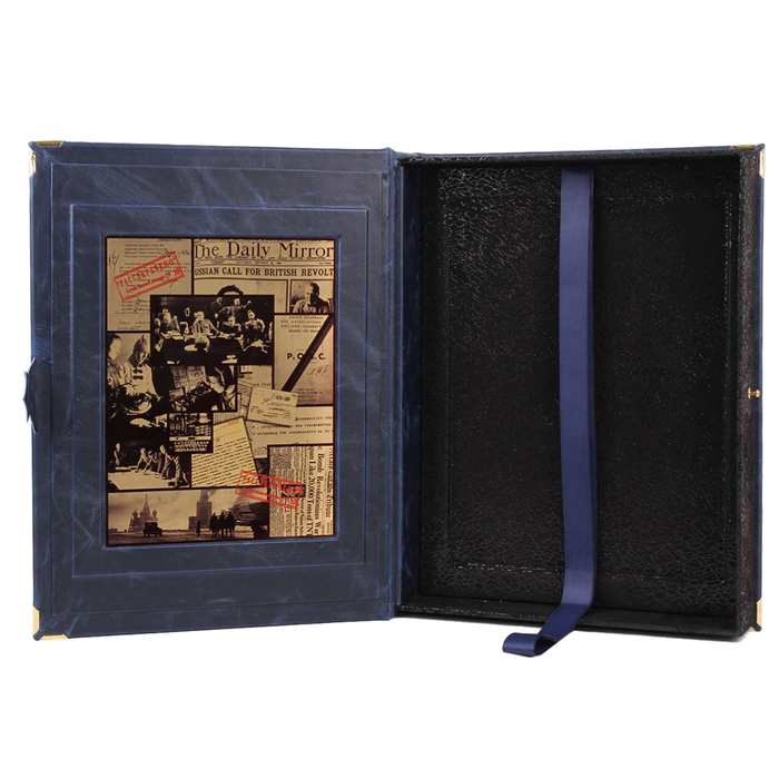 The leather-bound book "The Foreign Intelligence Service of the Russian Federation. 100 years old"